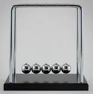 Newton's Cradle - Conservation of Momentum and Energy Science Demo